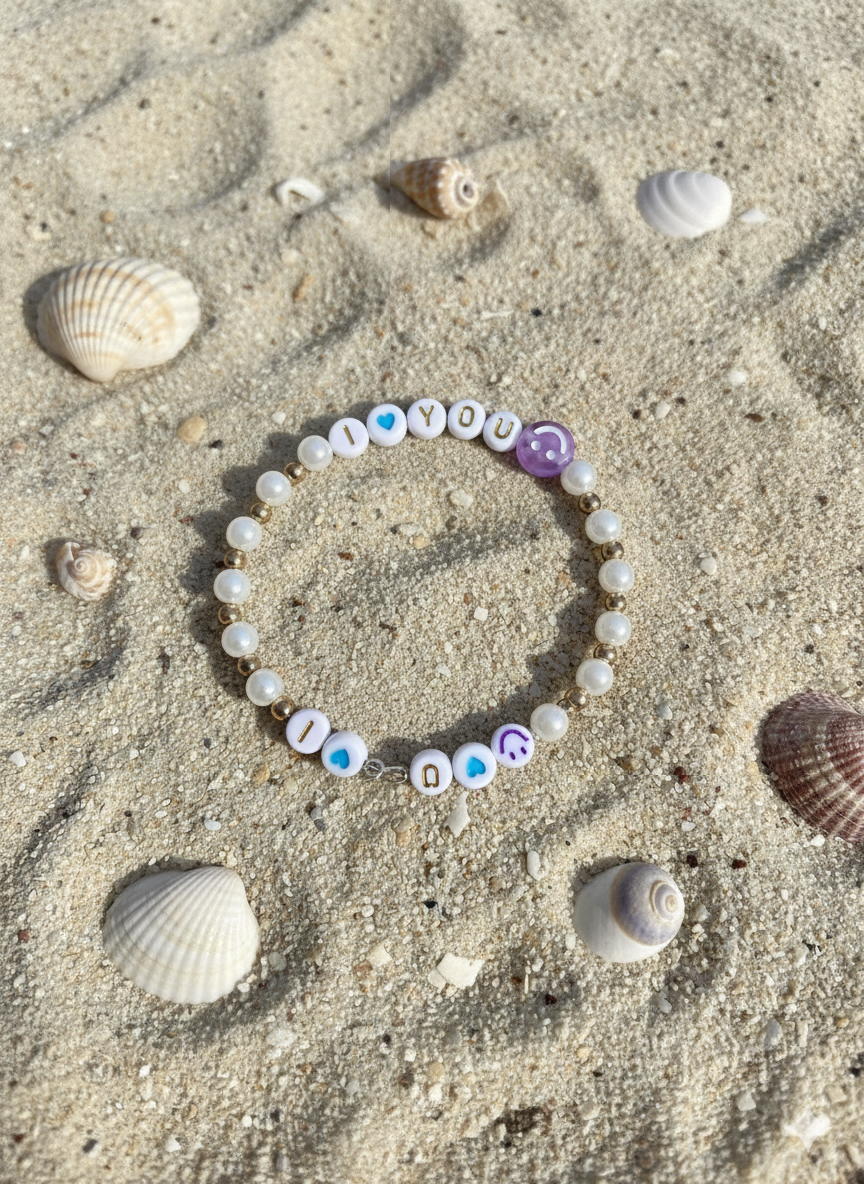 Armband met tekst